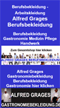 Mobile Screenshot of gastronomiebekleidung.de